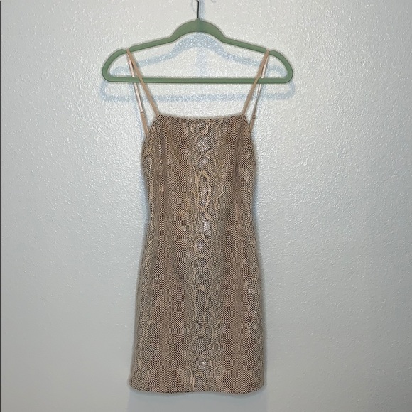 Urban Outfitters Dresses & Skirts - Urban Outfitters snake skin neutral dress